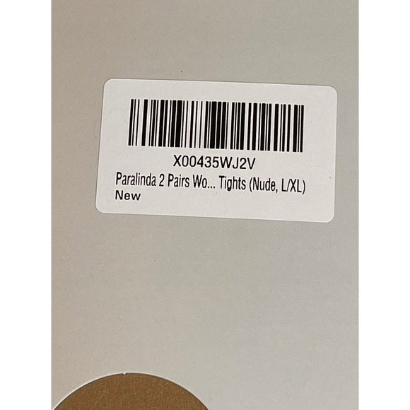 Paralinda 2 Pack Microfiber Tights Nude 80 Denier Size L XL Opaque New - Picture 6 of 7